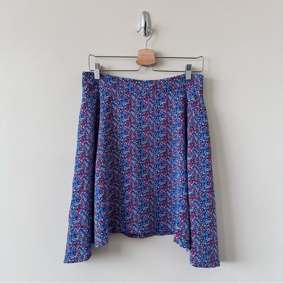 Tommy Hilfiger-Micro Floral Asymmetrical Spring/Summer Skirt (Size:6) - Picture 1 of 9